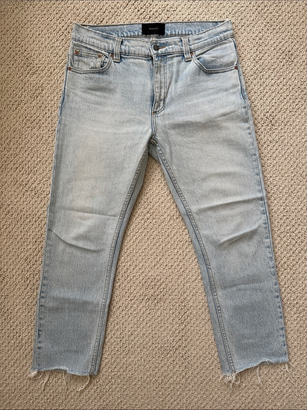 ROLLA'S Relaxo Chop - Men’s Light Blue Relaxed Jeans - Picture 1 of 5